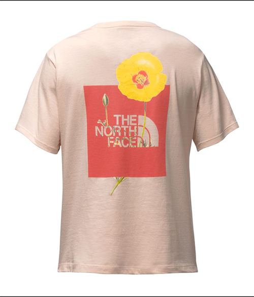 WOMEN'S SHORT-SLEEVE BOTTLE SOURCE RED BOX TEE